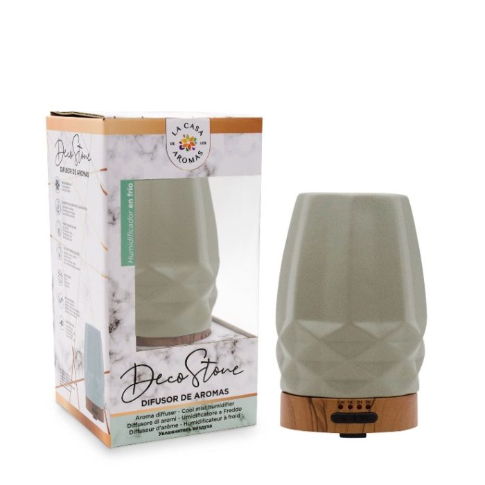 Aroma diffuser-luchtbevochtiger met ledlicht Deco Stone AROMA DIFFUSER DECO STONE