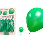 BALLON GROEN 30CM 10ST