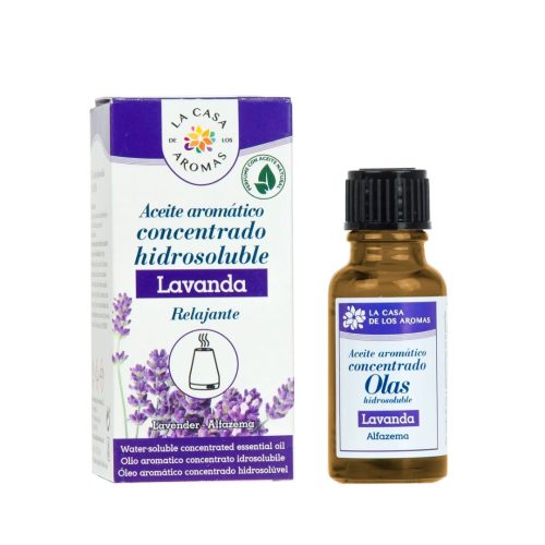 Water oplosbare aromatische olie lavendel 15ml AROMATISCHE OLIE LAVANDA 15 ML