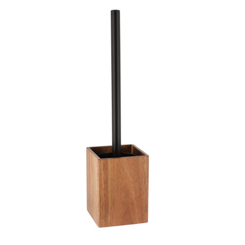 Toiletborstel met houder Acacia-kunststof zwart-naturel ACACIA TOILET BRUSH - ACACIA