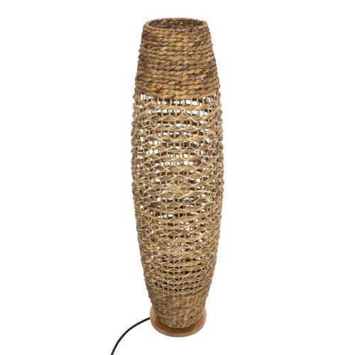 Hyacint lamp staand H118cm Rotan staandelamp rieten papieren zeegras sfeerlamp vloerlamp sierlamp geweven gevlochten