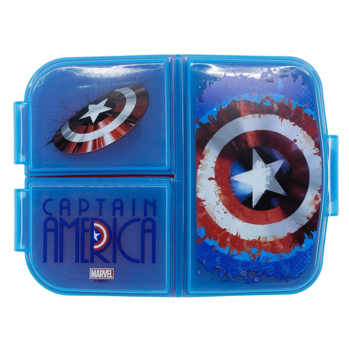 Lunchbox Captain America 3-vakken