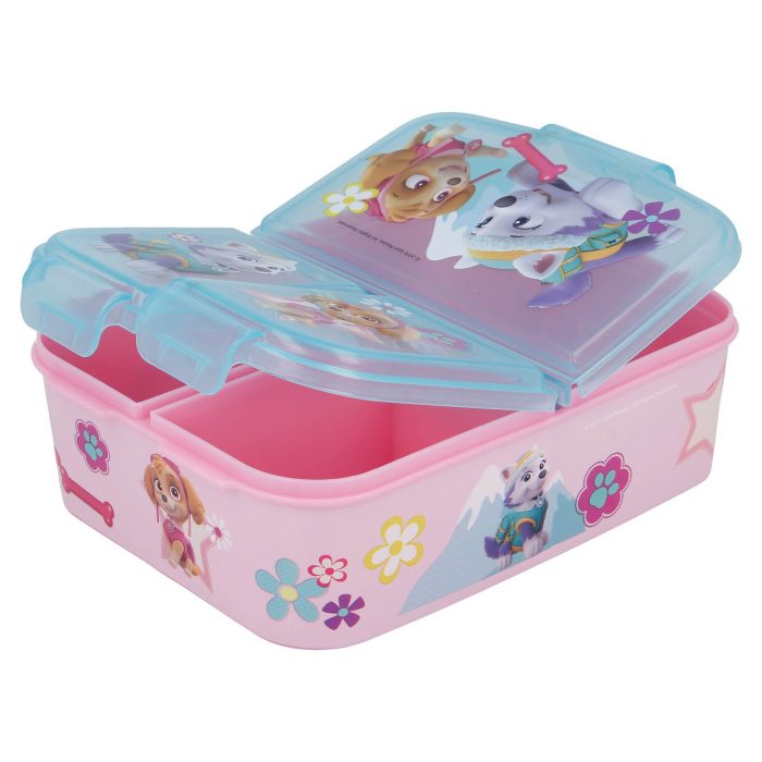 Lunchbox Paw Patrol Roze 3-vakken