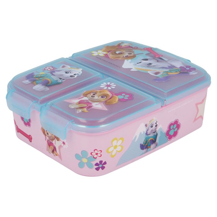 Lunchbox Paw Patrol Roze 3-vakken