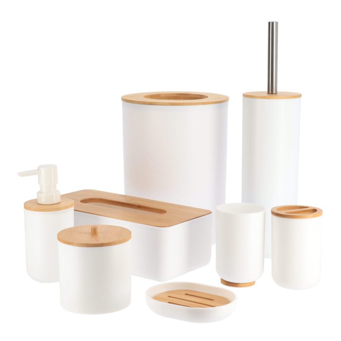 PS + BAMBOO TUMBLER - WIT /BAMBOO