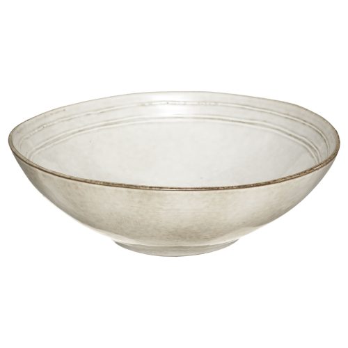 FLOWER GREY SALAD BOWL D24,5