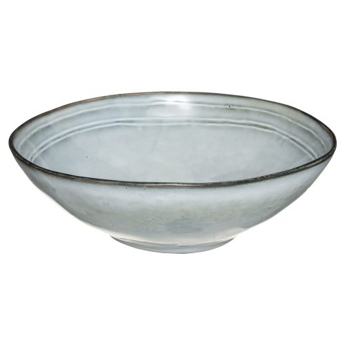 FLOWER BLUE SALAD BOWL D24,5