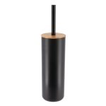 PS TOILETBORSTEL BAMBOO WITH BAMBOO COVER - ZWART /BAMBOO