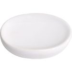 DOLOMITE OVAL SOAP DISH - WHITE