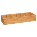 BAMBOO ORGANIZER TS 15X38X7CM met verdeler