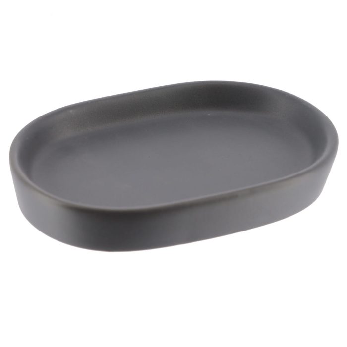 STONEWARE ZEEPDISH-GREY