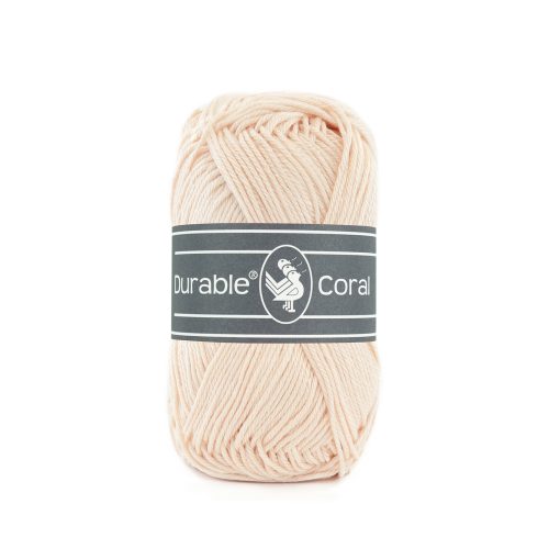 Durable breigaren katoen Coral Lichtroze 50g