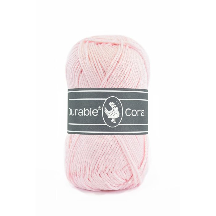 Durable Coral breigaren katoen Licht roze 50g