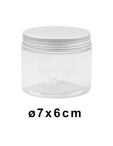 Plastic potje transparant 220ml