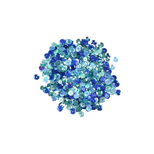 Pailletten Blauw glitter mix 40g